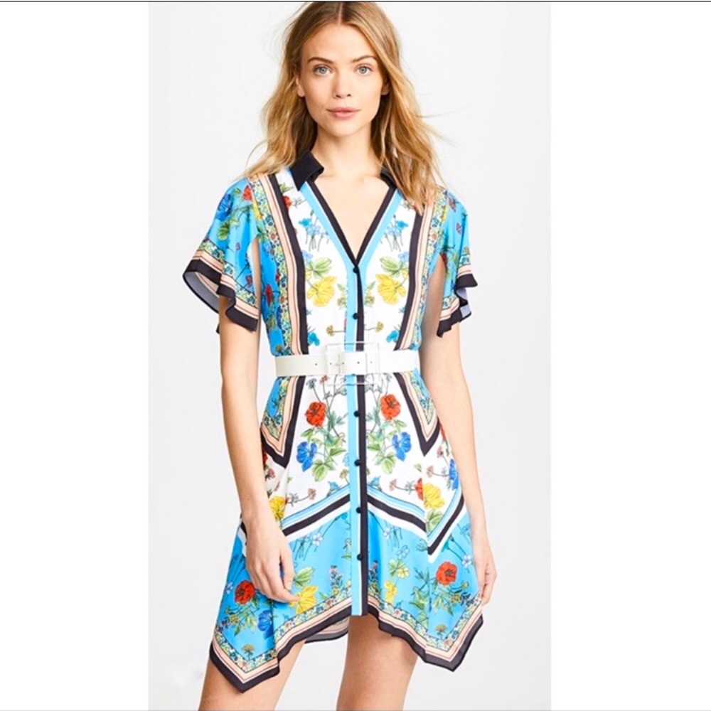 Alice + Olivia Conner Handkerchief dress